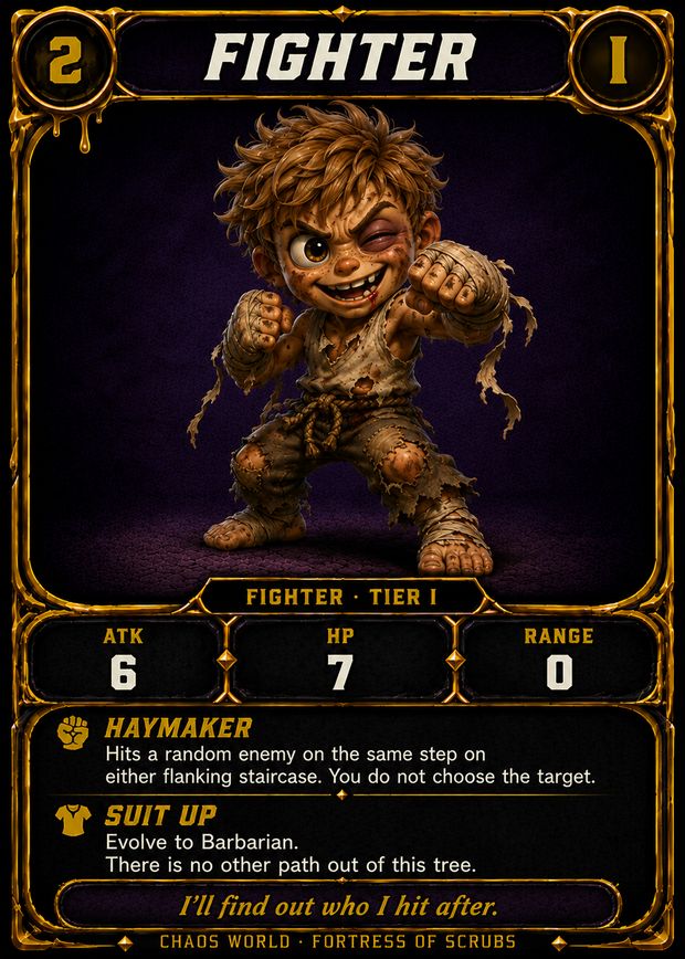 Fighter card